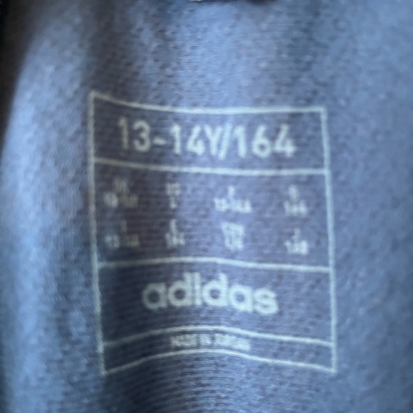 NWT-Adidas AEROREADY Youth Track Jacket Navy Blue Full Zip 13-14 / 164 - Picture 7 of 11